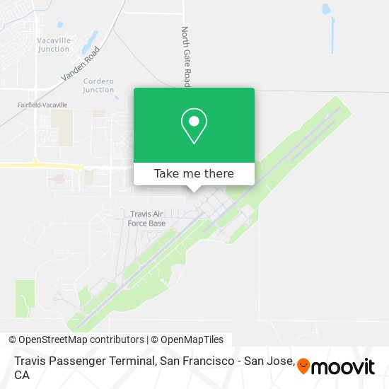 Mapa de Travis Passenger Terminal
