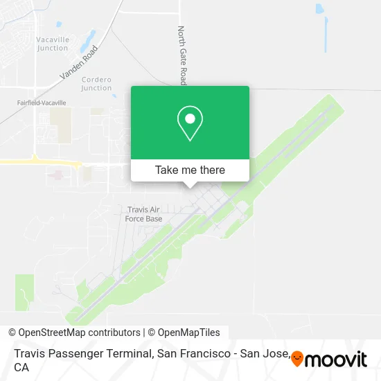 Travis Passenger Terminal map