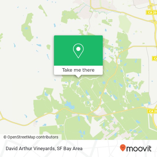 Mapa de David Arthur Vineyards