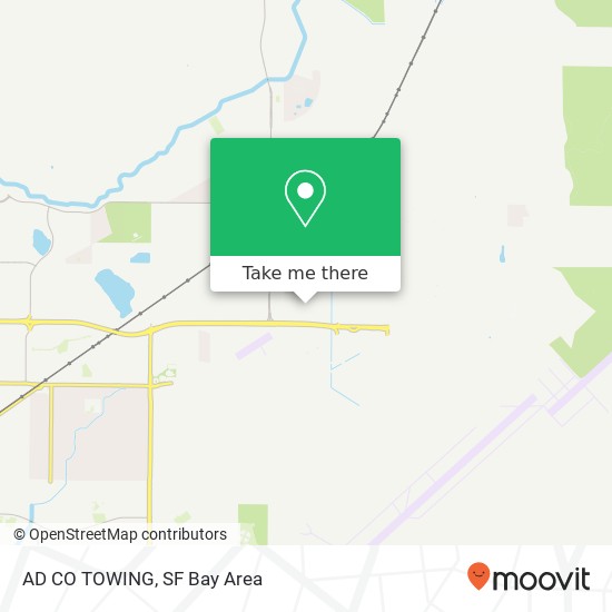 AD CO TOWING map