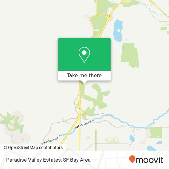 Paradise Valley Estates map