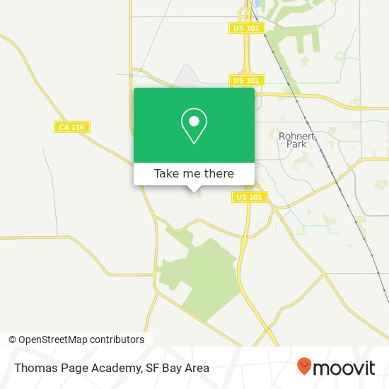 Mapa de Thomas Page Academy