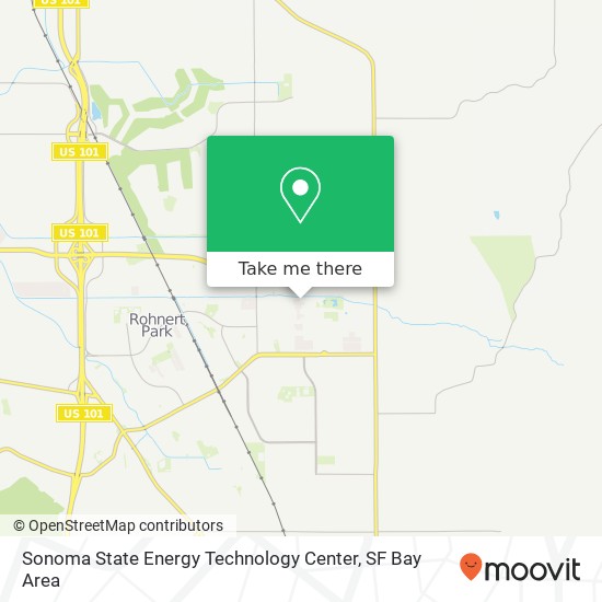 Mapa de Sonoma State Energy Technology Center