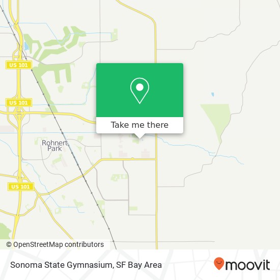 Sonoma State Gymnasium map