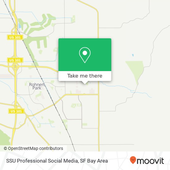 SSU Professional Social Media map