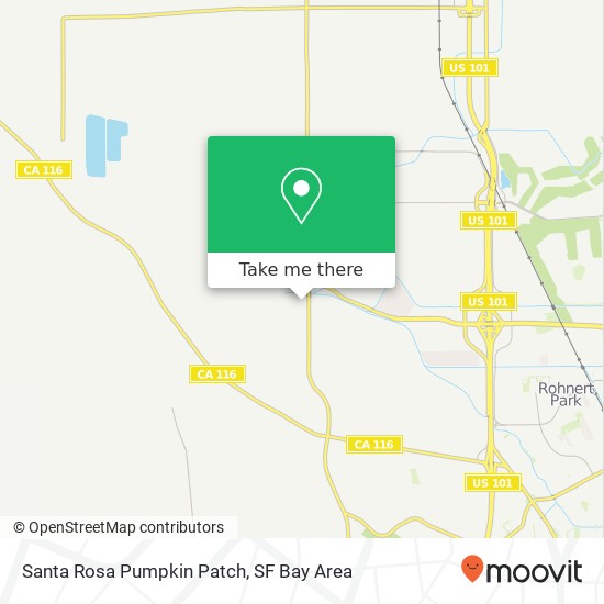 Mapa de Santa Rosa Pumpkin Patch