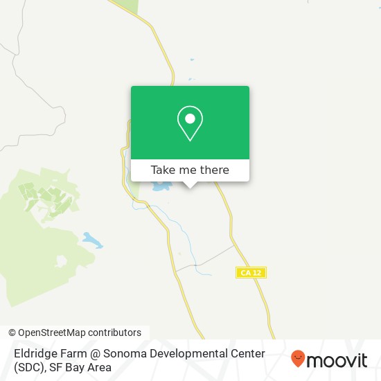 Mapa de Eldridge Farm @ Sonoma Developmental Center (SDC)
