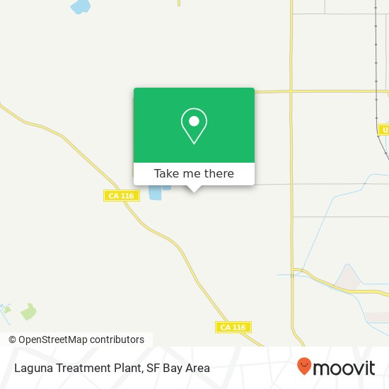 Laguna Treatment Plant map