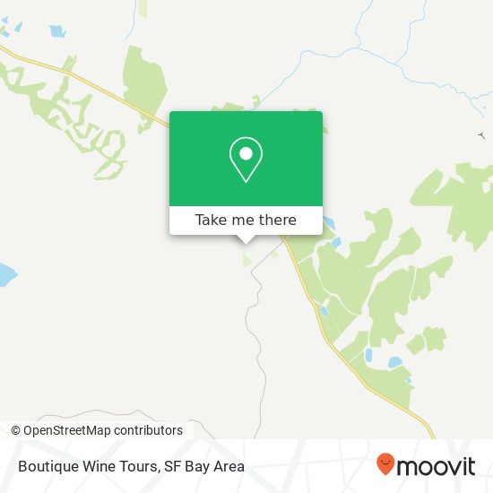 Boutique Wine Tours map