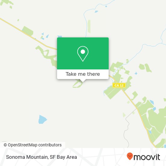 Sonoma Mountain map