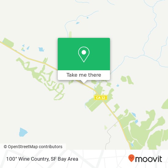 100° Wine Country map