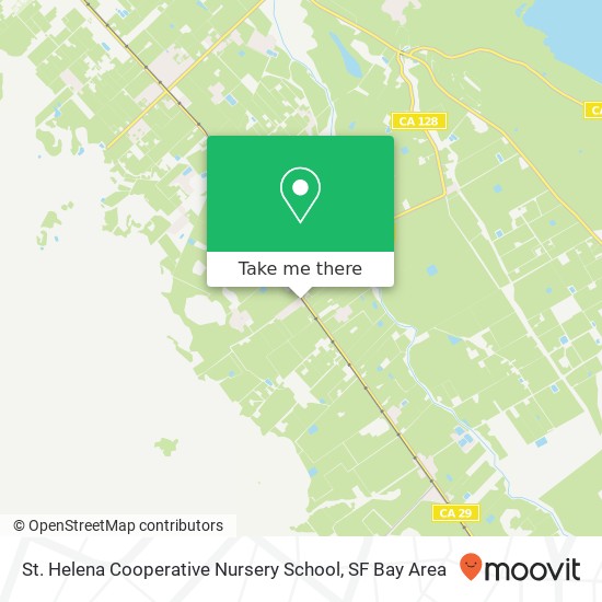 St. Helena Cooperative   Nursery School map