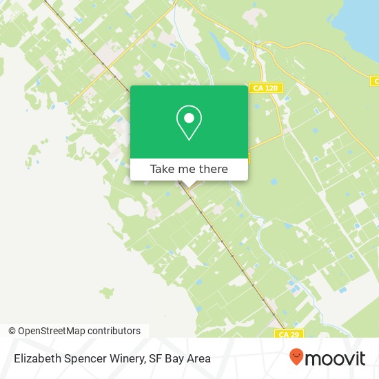 Elizabeth Spencer Winery map