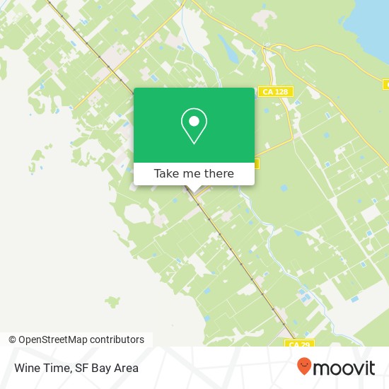 Wine Time map