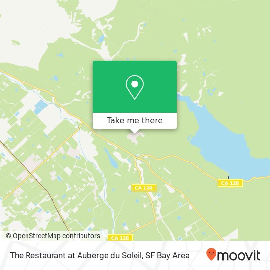 Mapa de The Restaurant at Auberge du Soleil