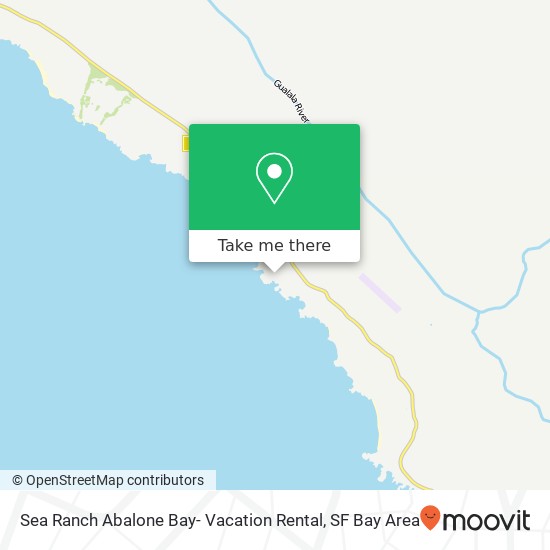 Mapa de Sea Ranch Abalone Bay-  Vacation Rental