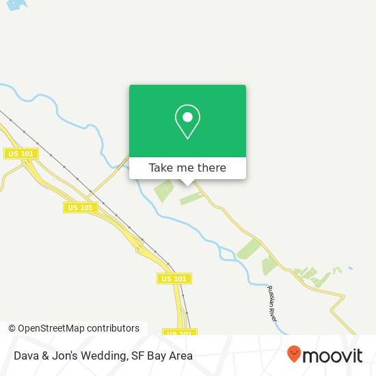 Mapa de Dava & Jon's Wedding