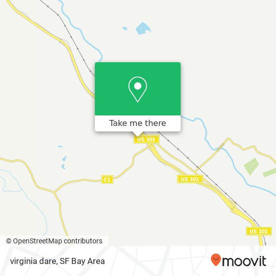 Mapa de virginia dare