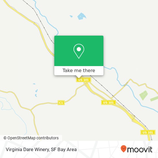 Mapa de Virginia Dare Winery