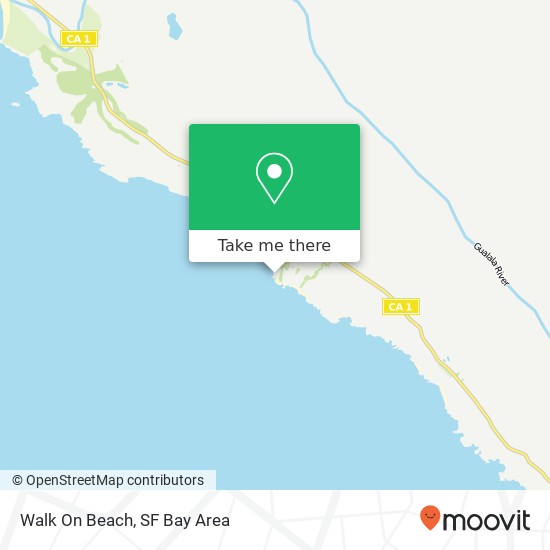 Walk On Beach map