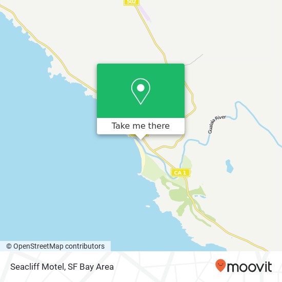 Seacliff Motel map