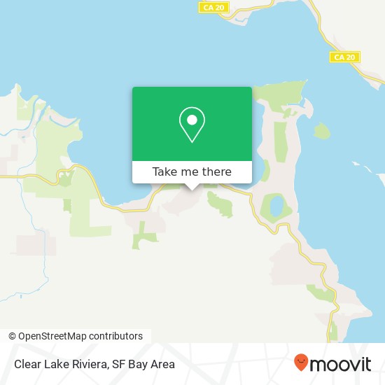 Clear Lake Riviera map