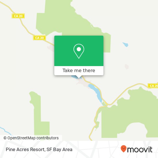 Mapa de Pine Acres Resort