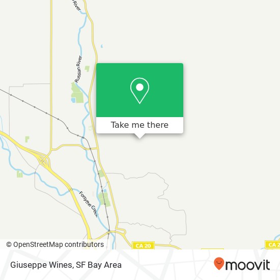Giuseppe Wines map