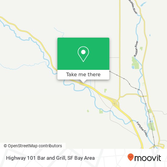 Mapa de Highway 101 Bar and Grill