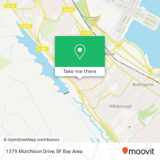 1379 Murchison Drive map
