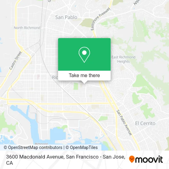 Mapa de 3600 Macdonald Avenue