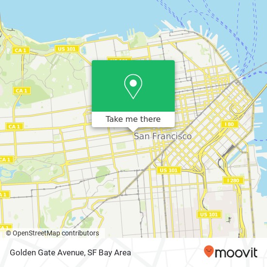 Golden Gate Avenue map