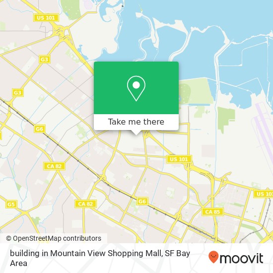 building in Mountain View Shopping Mall map