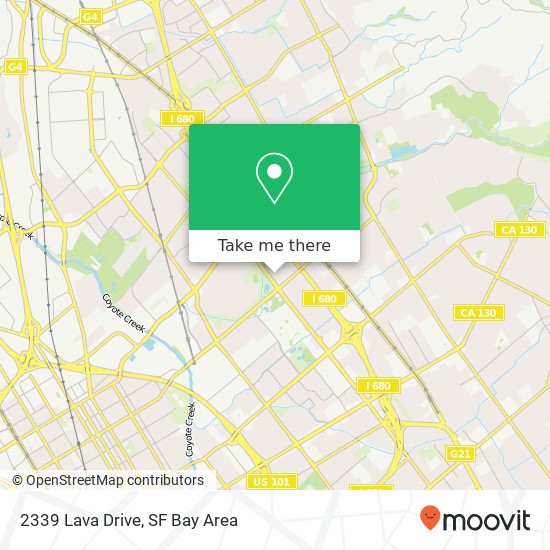 2339 Lava Drive map