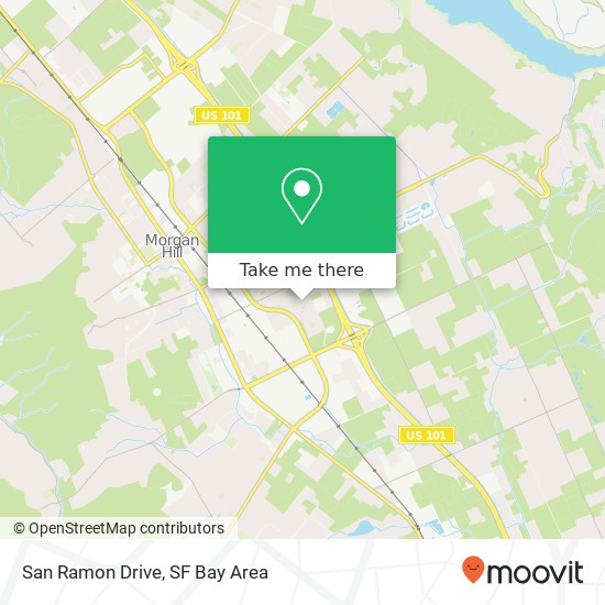 Mapa de San Ramon Drive