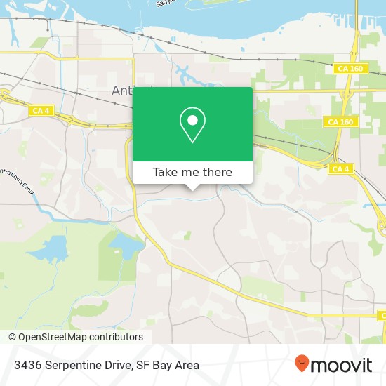 3436 Serpentine Drive map