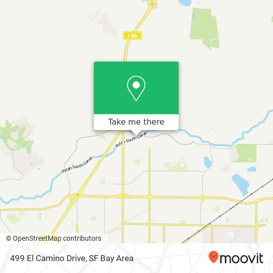 499 El Camino Drive map