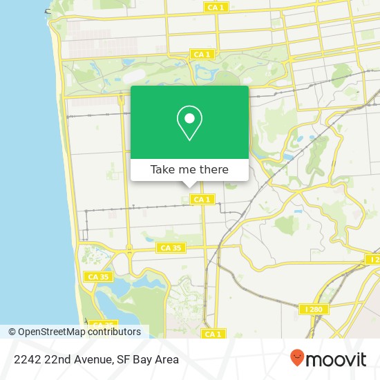 2242 22nd Avenue map