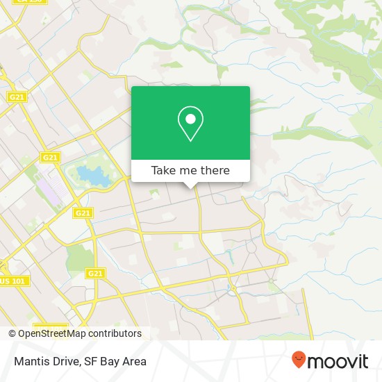 Mapa de Mantis Drive