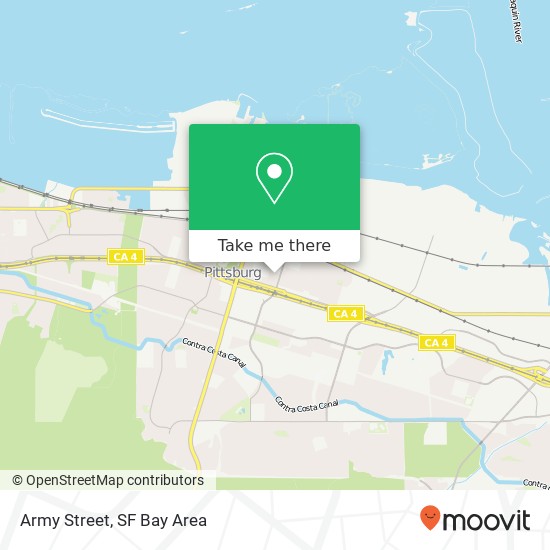 Army Street map