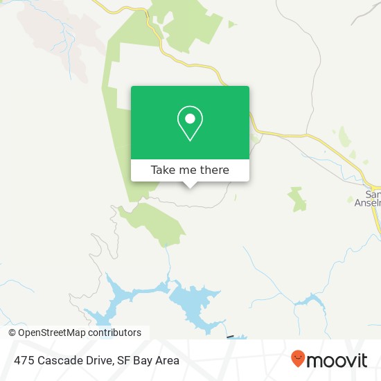 Mapa de 475 Cascade Drive