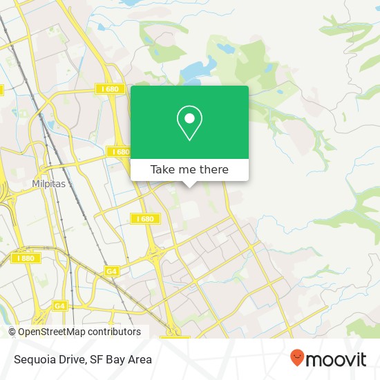 Mapa de Sequoia Drive
