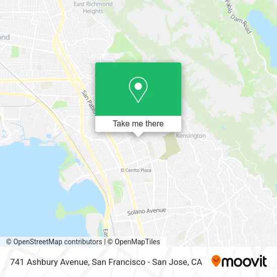 Mapa de 741 Ashbury Avenue