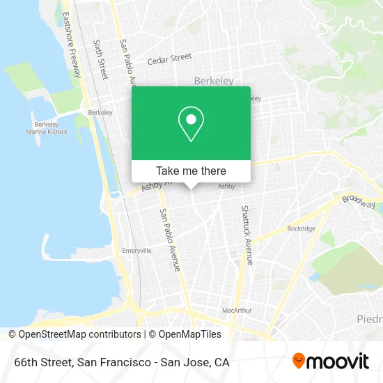 Mapa de 66th Street