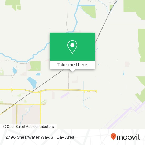 Mapa de 2796 Shearwater Way