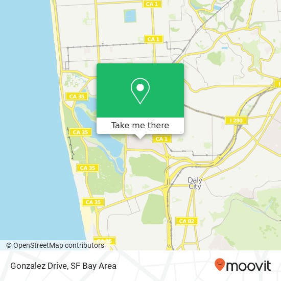Mapa de Gonzalez Drive