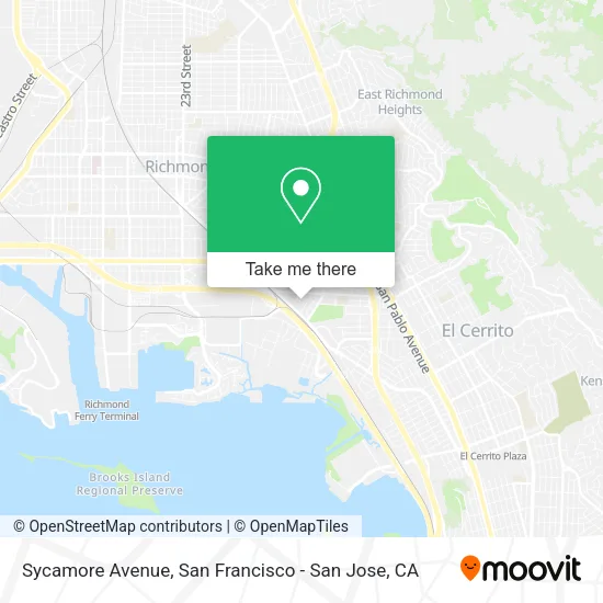 Mapa de Sycamore Avenue