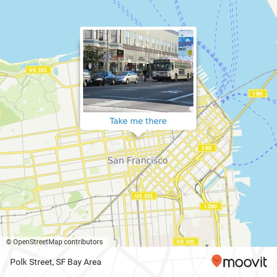 Mapa de Polk Street