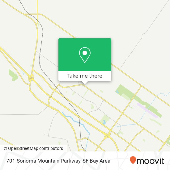 701 Sonoma Mountain Parkway map