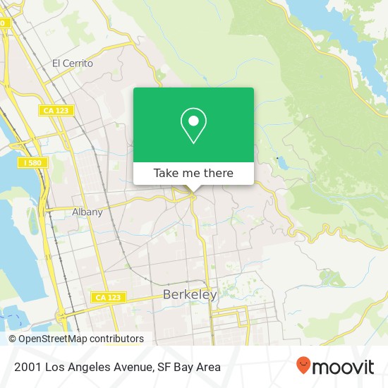 2001 Los Angeles Avenue map